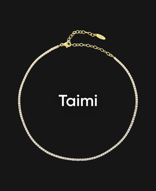 Taimi Crystal Tennis Choker